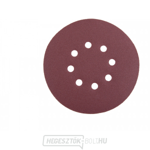 Csiszolópapír 150mm, szemcse. P100, tépőzár - 10 db Csiszolópapír 150mm, szemcse. P100, tépőzár - 10 db gallery main image