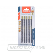 Vágószerszámok szúrófűrészhez 5db, 126x4,0mm, markolat UNIVERSAL, HCS Előnézet 