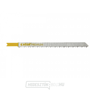 Vágószerszámok szúrófűrészhez 5db, 126x4,0mm, markolat UNIVERSAL, HCS