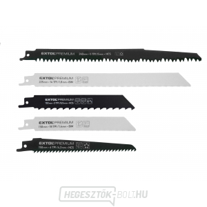 Fűrészlapok a fűrészhez - pengék keveréke, 5 darabos készlet, HCS, BIM Fűrészlapok a fűrészhez - pengék keveréke, 5 darabos készlet, HCS, BIM gallery main image