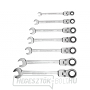 Csatlakozós racsnis csavarkulcsok, 7 darabos készlet, CrV Csatlakozós racsnis csavarkulcsok, 7 darabos készlet, CrV gallery main image