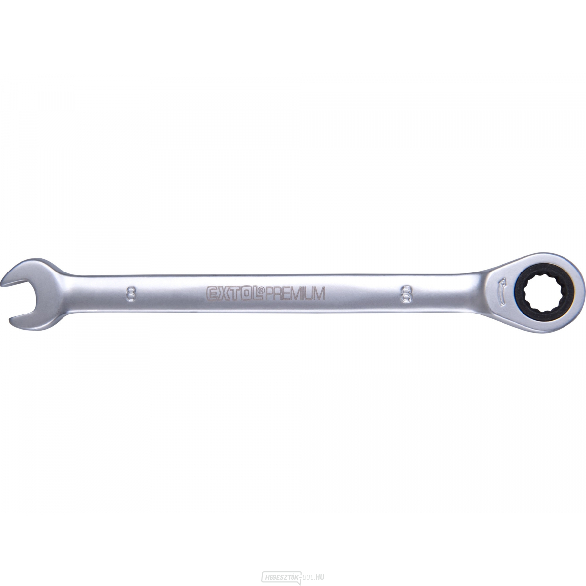 Racsnis kulcs, 72 fogú, 8mm, CrV