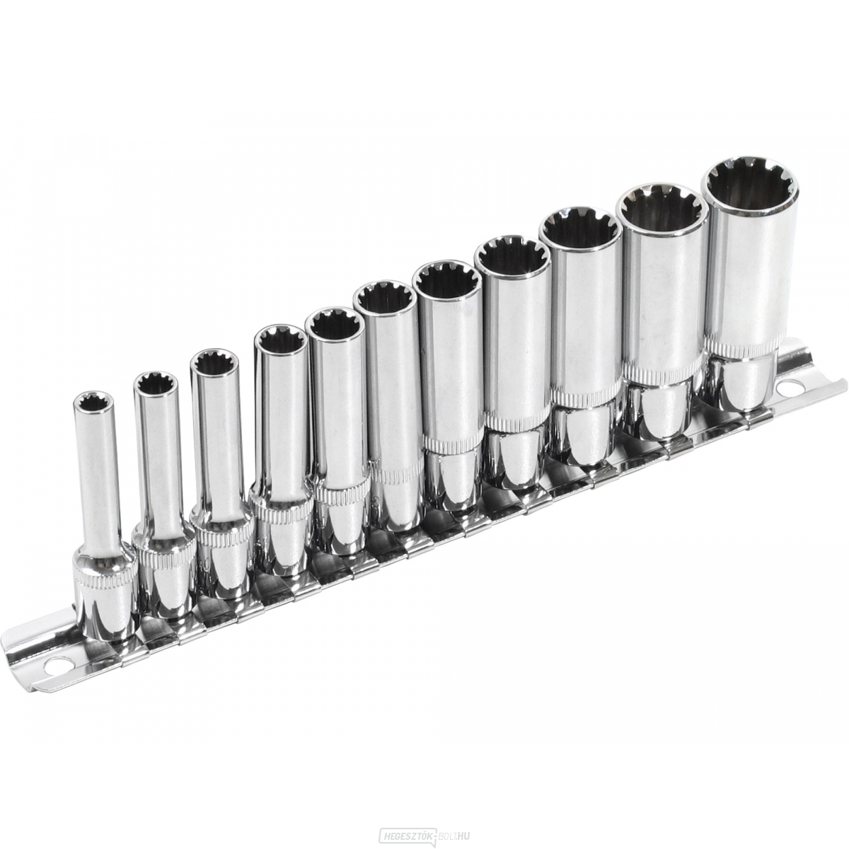 Hosszabbított dugókulcsok, MULTI-LOCK, 11 darabos készlet, 1/4"