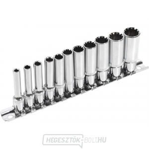 Hosszabbított dugókulcsok, MULTI-LOCK, 11 darabos készlet, 1/4 Hosszabbított dugókulcsok, MULTI-LOCK, 11 darabos készlet, 1/4