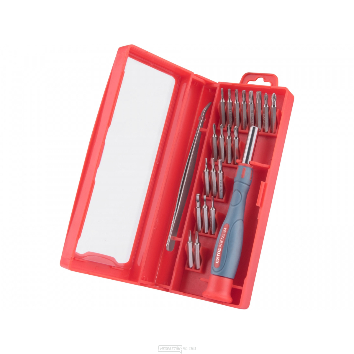 Csavarhúzó hegyekkel, CrV - 22db