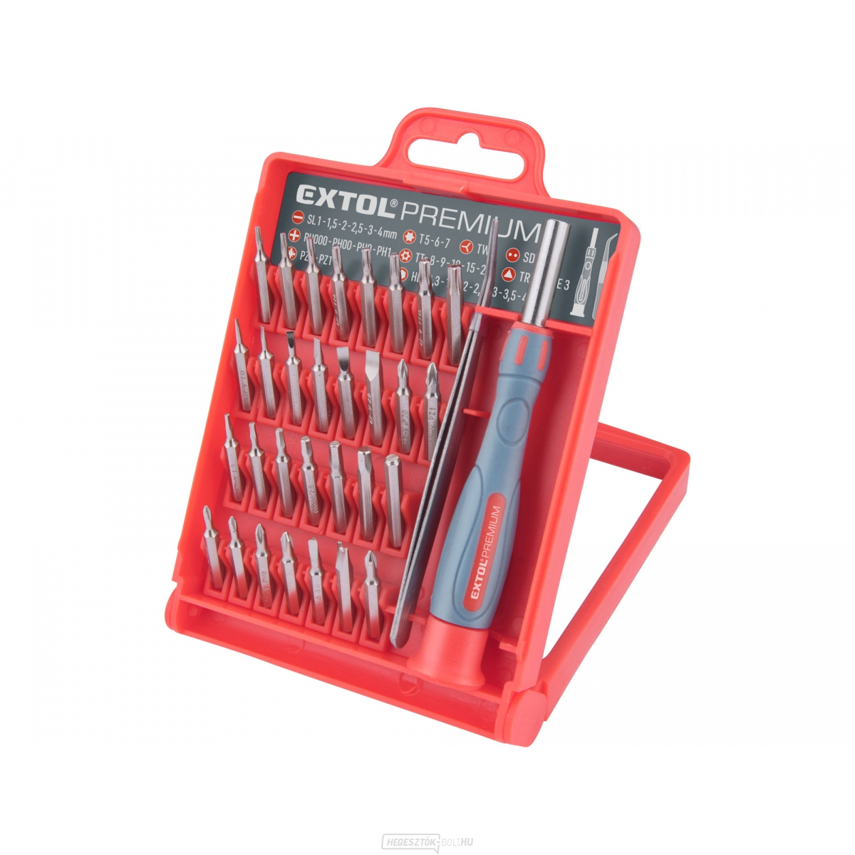 Csavarhúzó hegyekkel, CrV - 32db