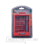 Csavarhúzó hegyekkel, CrV - 32db Előnézet 