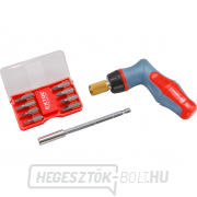 Ratchet csavarhúzó hegyekkel, CrV - 18db Ratchet csavarhúzó hegyekkel, CrV - 18db gallery main image