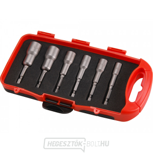 Fúró dugókulcsok, 6 darabos készlet, 6-7-8-10-10-12-13mm, CrV Fúró dugókulcsok, 6 darabos készlet, 6-7-8-10-10-12-13mm, CrV gallery main image