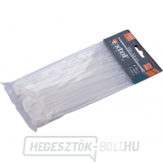 Szalagok fehér, 140x3,6mm - 100 db Szalagok fehér, 140x3,6mm - 100 db gallery main image