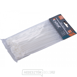 Szalagok fehér, 140x3,6mm - 100 db Szalagok fehér, 140x3,6mm - 100 db gallery main image