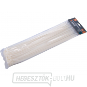 Húzószalagok fehér, 380x4,8mm - 100 db Húzószalagok fehér, 380x4,8mm - 100 db gallery main image