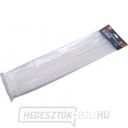 Szalagok fehér, 400x4,8mm - 100 db Szalagok fehér, 400x4,8mm - 100 db gallery main image