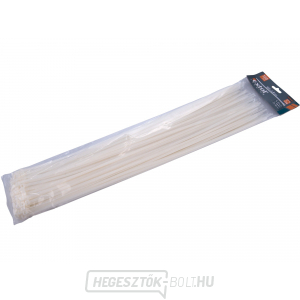 Szalagok fehér, 500x4,8mm - 100 db Szalagok fehér, 500x4,8mm - 100 db gallery main image