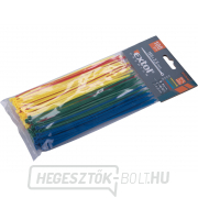 Szalagok színes, 150x2,5mm, 4 színben - 100 db Szalagok színes, 150x2,5mm, 4 színben - 100 db gallery main image