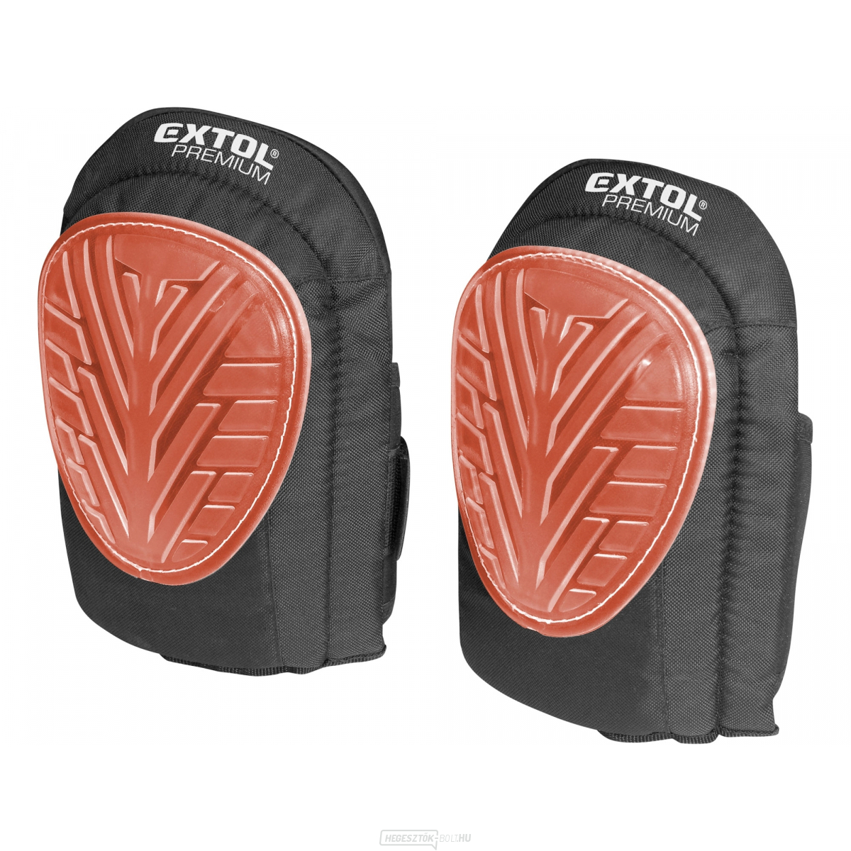 Gél térdvédő, 2 darabos készlet, univerzális méret, gél és hab párnázással, tépőzáras rögzítéssel