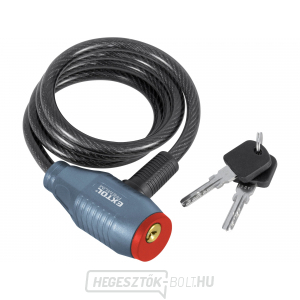 Kerékpárzár - kábel, 8x1000mm Kerékpárzár - kábel, 8x1000mm gallery main image