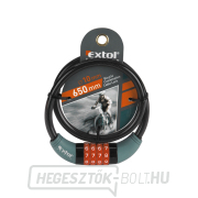 Kerékpárzár, kódzáras, 10x650mm Előnézet 