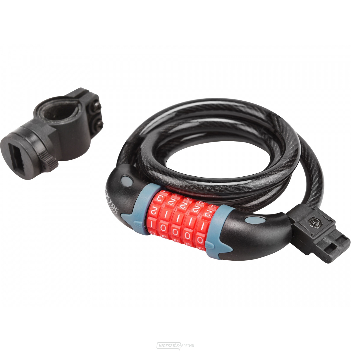 Kerékpárzár, kódzáras, 12x1200mm Kerékpárzár, kódzáras, 12x1200mm gallery main image