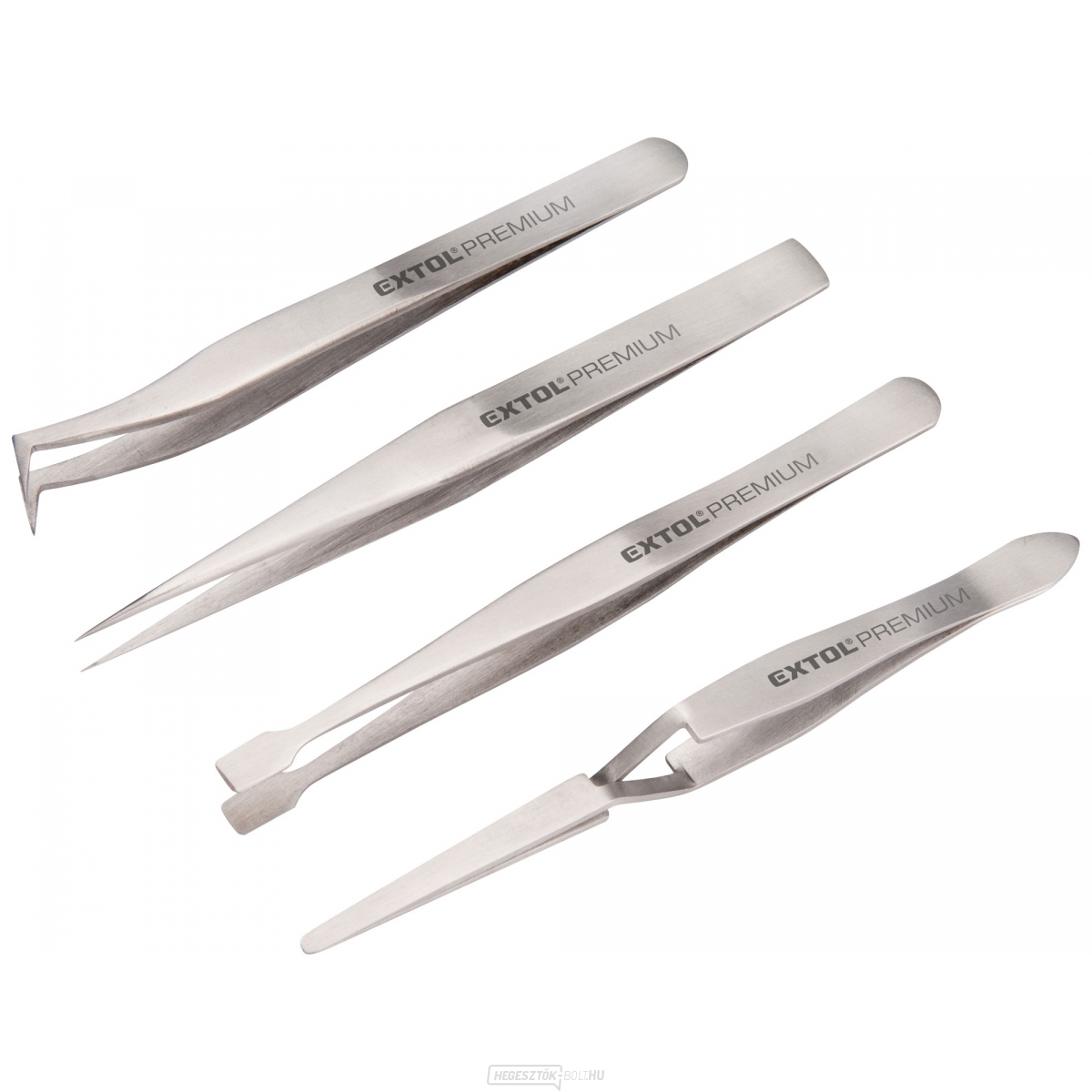 Rozsdamentes acél csipesz készlet - 4db Rozsdamentes acél csipesz készlet - 4db gallery main image