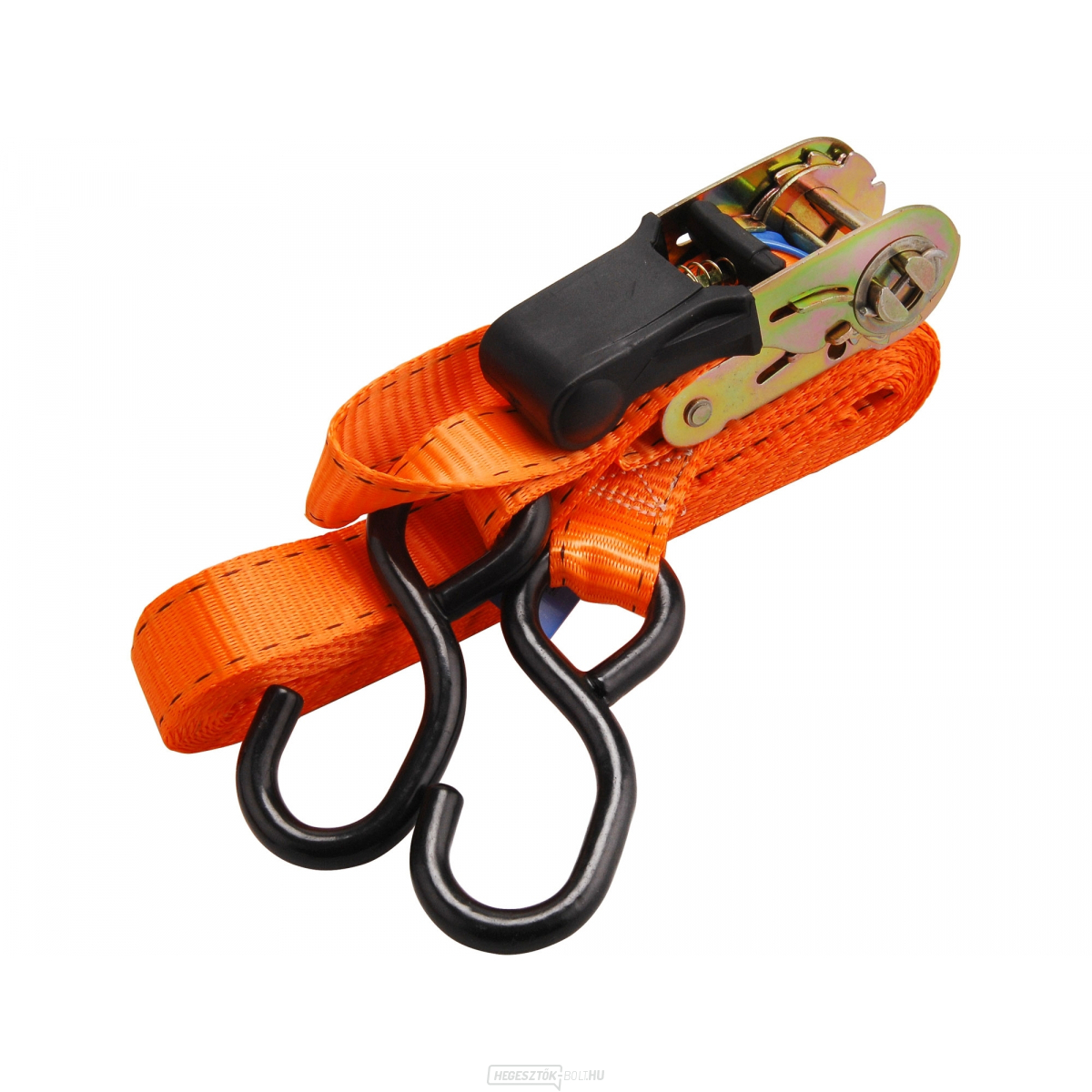 Ratchet heveder kampókkal, 5m x 25mm, PES