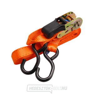 Ratchet heveder kampókkal, 5m x 25mm, PES Ratchet heveder kampókkal, 5m x 25mm, PES gallery main image