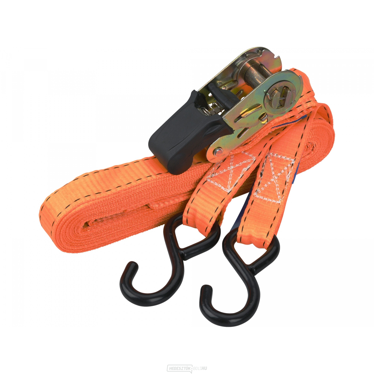 Ratchet heveder kampókkal, 8m x 25mm, PES