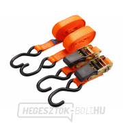 Ratchet hevederek kampókkal, 5m x 25mm, PES - 2db Ratchet hevederek kampókkal, 5m x 25mm, PES - 2db gallery main image