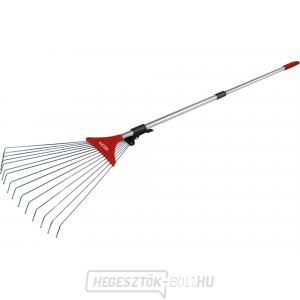 Állítható gereblye teleszkópos nyéllel, hossza 80-158cm, szélessége 18-59cm Állítható gereblye teleszkópos nyéllel, hossza 80-158cm, szélessége 18-59cm gallery main image