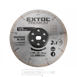 Vágókorong, gyémánt, 125x20mm, a 8893020-hoz Vágókorong, gyémánt, 125x20mm, a 8893020-hoz gallery main image