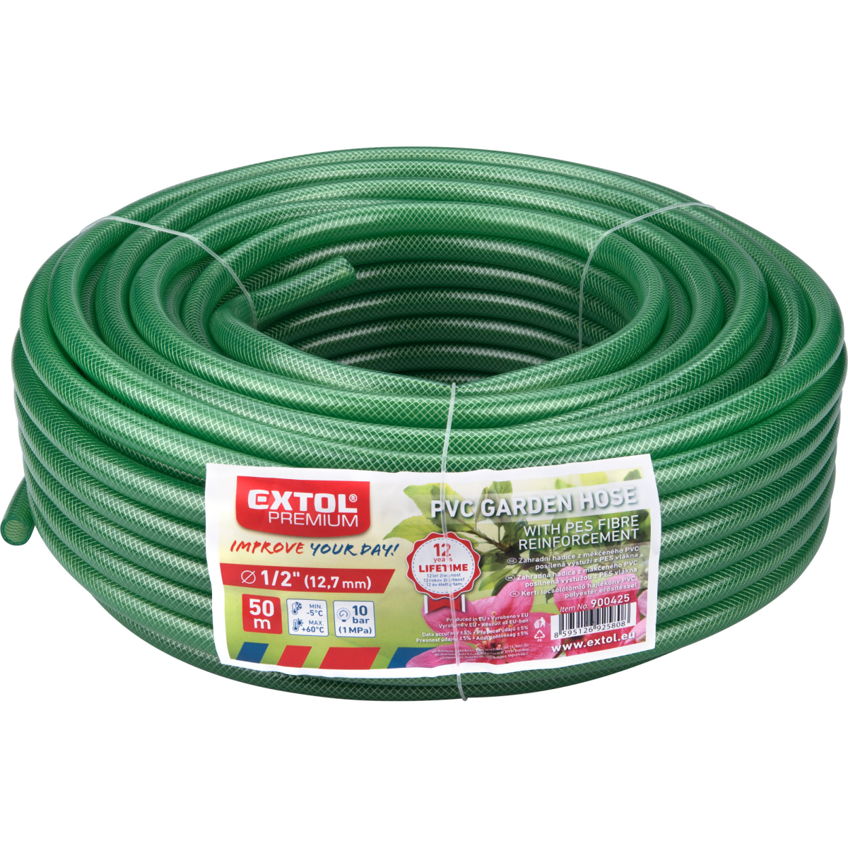 Átlátszó kerti tömlő GARDEN, 1/2 Előnézet 