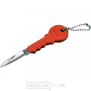 Kés kulcsos markolattal, rozsdamentes acél - 100/60mm
