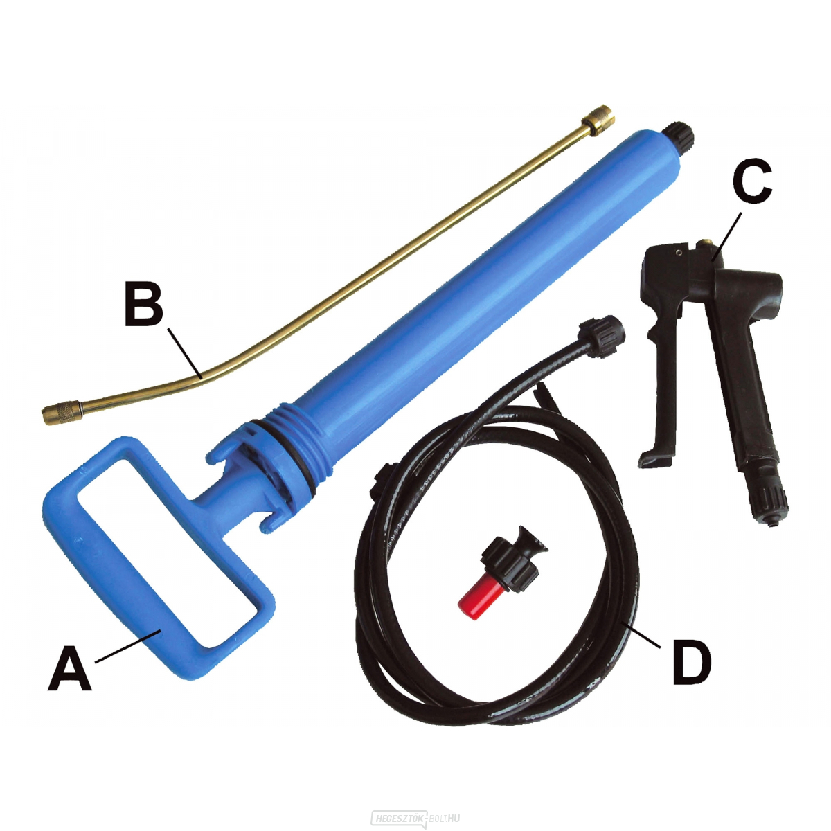 Pótalkatrészek a 92602 és 92603 (sárga-kék kivitel), tömlőhöz