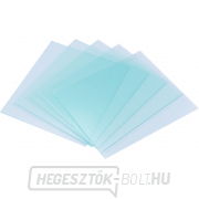 Védőüveg hegesztőháztetőhöz, műanyag, 5db, 107x89mm Védőüveg hegesztőháztetőhöz, műanyag, 5db, 107x89mm gallery main image