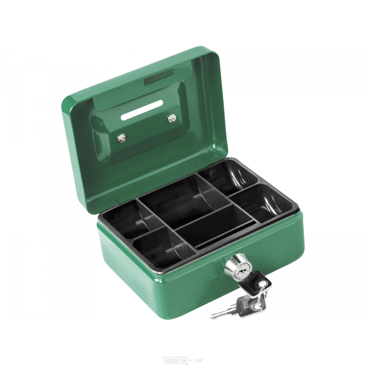 Hordozható pénzesdoboz, 125x95x55mm