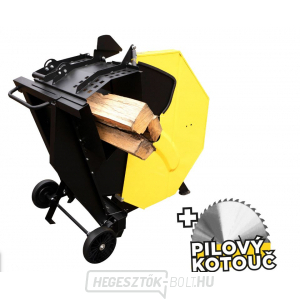 Ringató fűrész 4kW, 400V (kör) + Fűrészlap