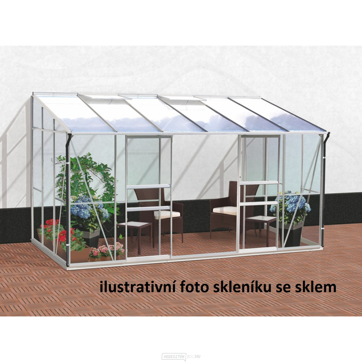 VITAVIA IDA 7800 PC 6 mm ezüst üvegház