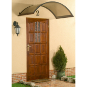 Bejárati előtető LANITPLAST ONYX 200/75 barna gallery main image