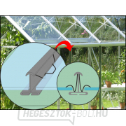Üvegház VITAVIA URANUS 6700 tiszta üveg 3 mm ezüst Előnézet 