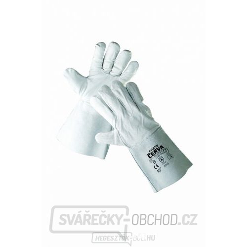 CRANE - hegesztőkesztyű - mandzsetta 15 cm, 10-es méret