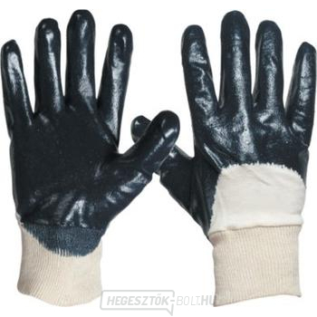 HARRIER - Kesztyű félig áztatott nitril sztreccs kötött kesztyű 9-es méret