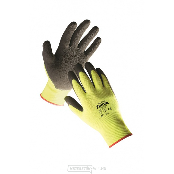 PALAWAN- latex nejlon kesztyű - 9-es méret