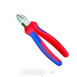 KNIPEX - Vágófogó, oldal 140mm, PVC borítással gallery main image