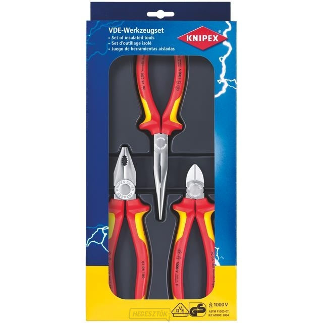 Knipex fogókészlet - ELECTRO SET - 3db