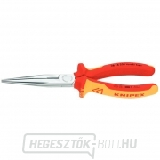 KNIPEX - fogó félköríves pofákkal 200 mm, PVC bevonattal 1000V-ig gallery main image