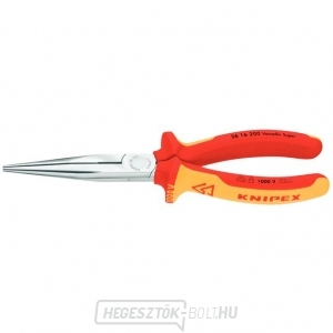 KNIPEX - fogó félköríves pofákkal 200 mm, PVC bevonattal 1000V-ig