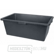 Téglalap alakú habarcsgyűjtő 60l - fekete gallery main image