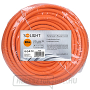Solight hosszabbító kábel - csatlakozó, 1 csatlakozó, narancssárga, 30m Előnézet 
