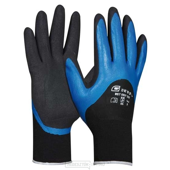 Munkakesztyű összeszerelőknek WET GRIP hólyag - 10-es méret