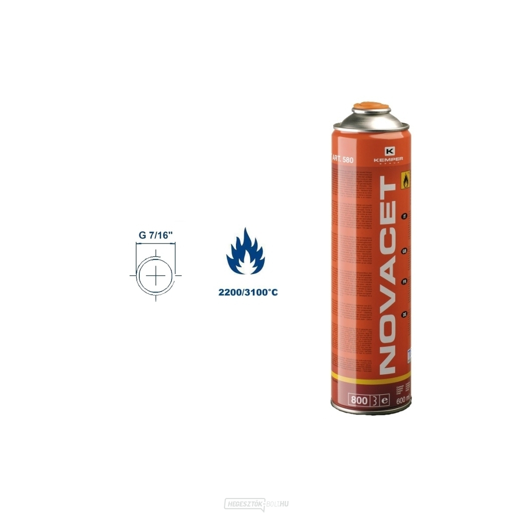 NOVACET gázpatron 330g